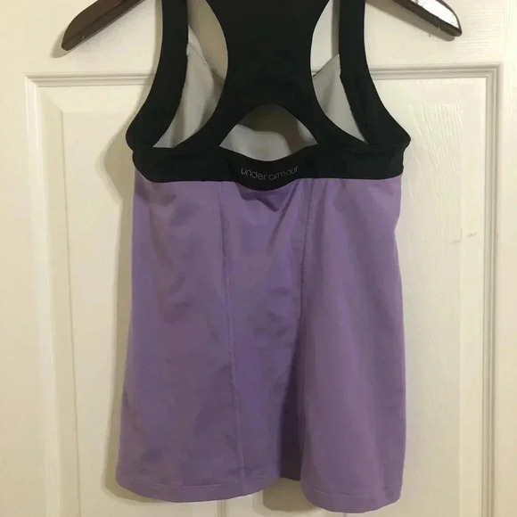 Under Armour workout  top Purple & Black Size Small - Picture 6 of 10